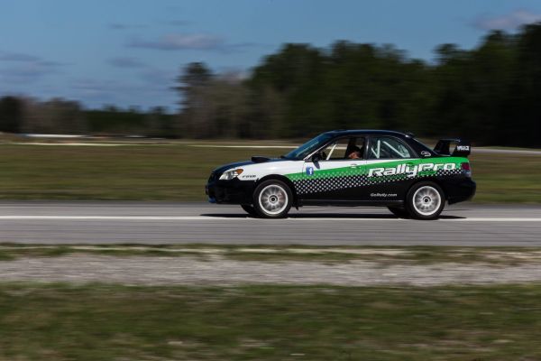 teen driving school, image of rally car on track